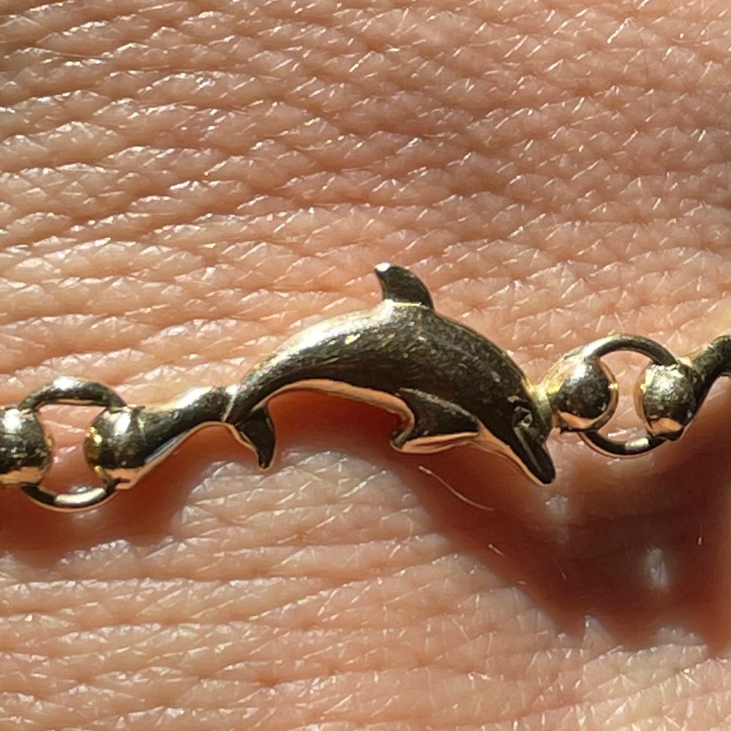14k Italian Gold Dolphin Bracelet 14k Italian Gold Dolphin Bracelet